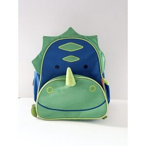 Skip Hop Zoo Rhinoceros Backpack - Green/Blue